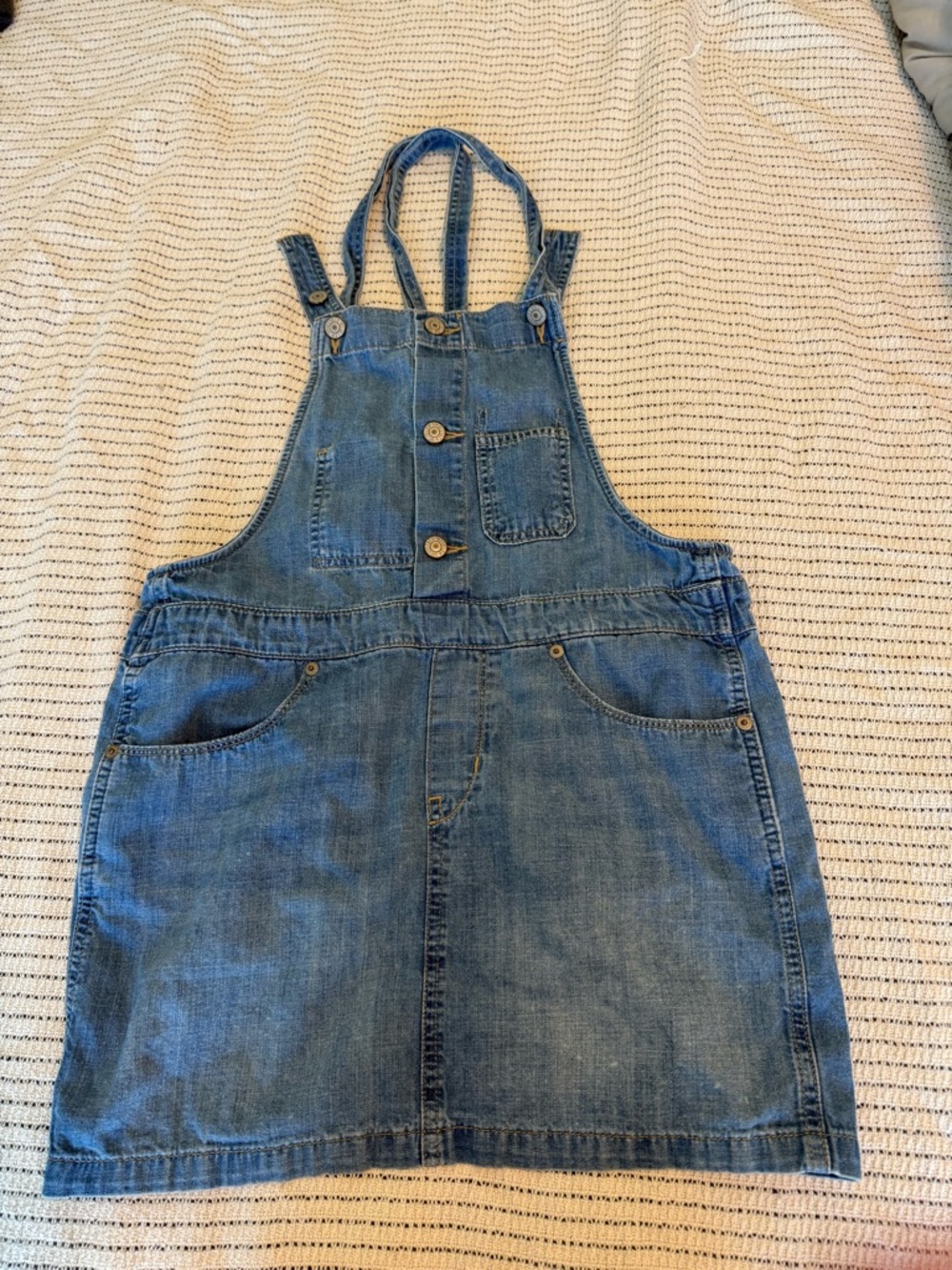 Levi's Light Blue Denim Overall Dress